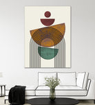 Textured Mid Century Composition by Little Dean on GIANT ART - illustration abstract wall art
