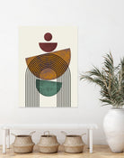 Textured Mid Century Composition by Little Dean on GIANT ART - illustration abstract wall art