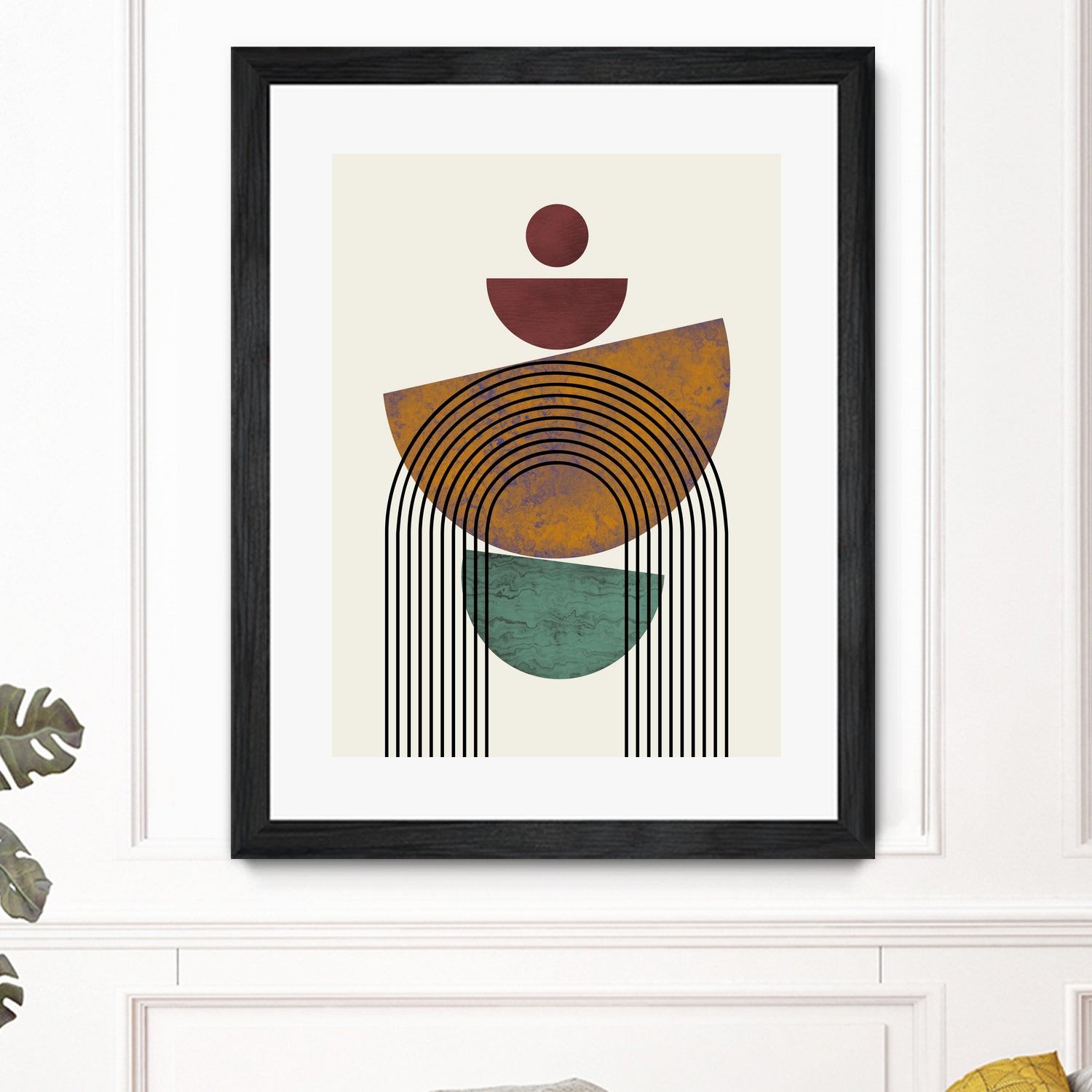 Textured Mid Century Composition by Little Dean on GIANT ART - illustration abstract wall art