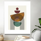 Textured Mid Century Composition by Little Dean on GIANT ART - illustration abstract wall art