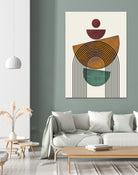 Textured Mid Century Composition by Little Dean on GIANT ART - illustration abstract wall art