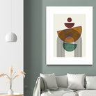 Textured Mid Century Composition by Little Dean on GIANT ART - illustration abstract wall art