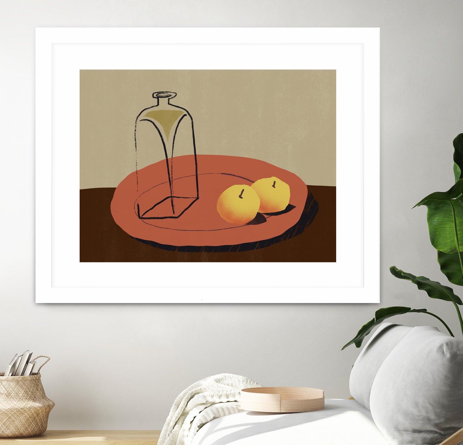 Jar and apple by Little Dean on GIANT ART - illustration still life art