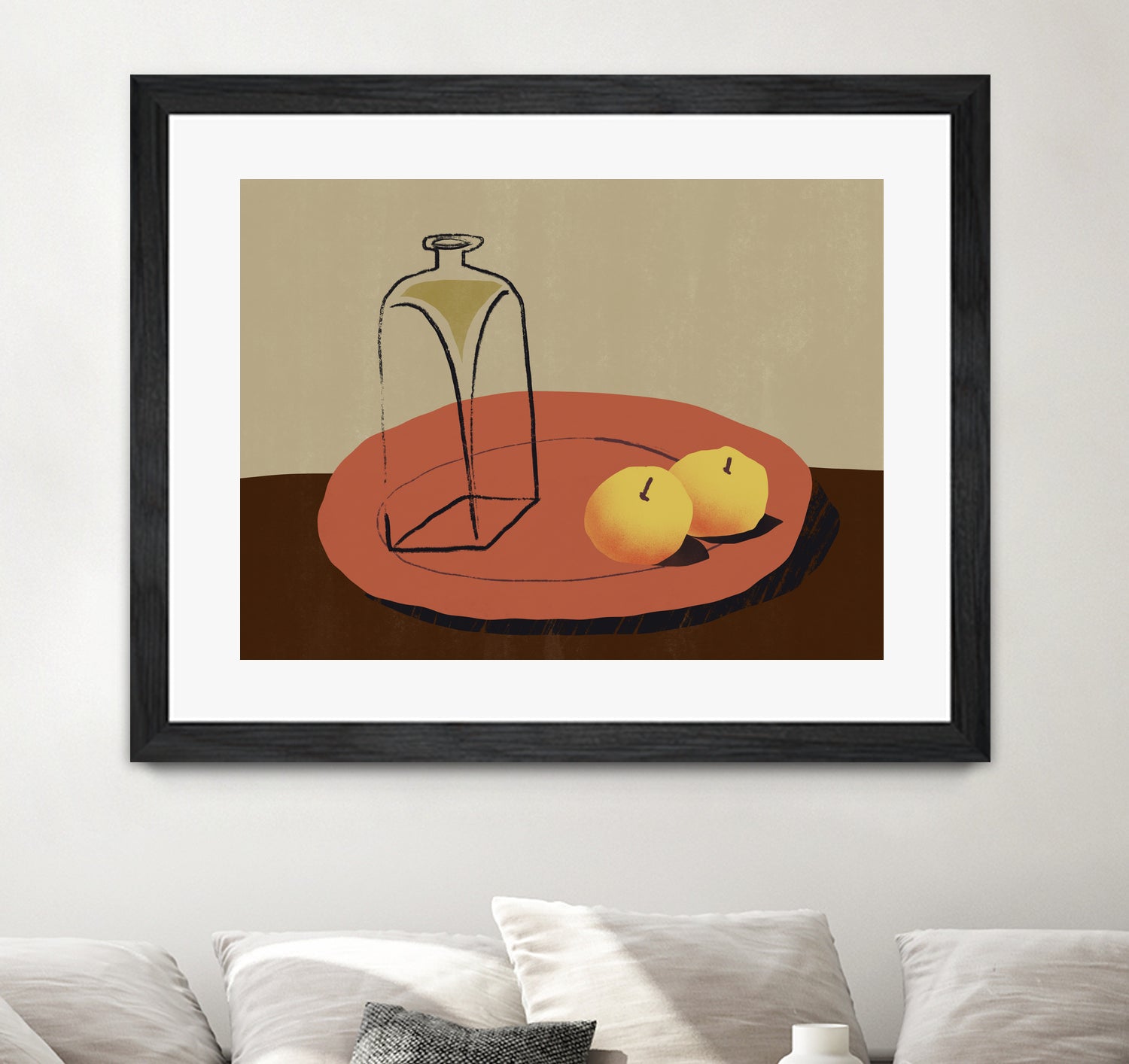 Jar and apple by Little Dean on GIANT ART - illustration still life art