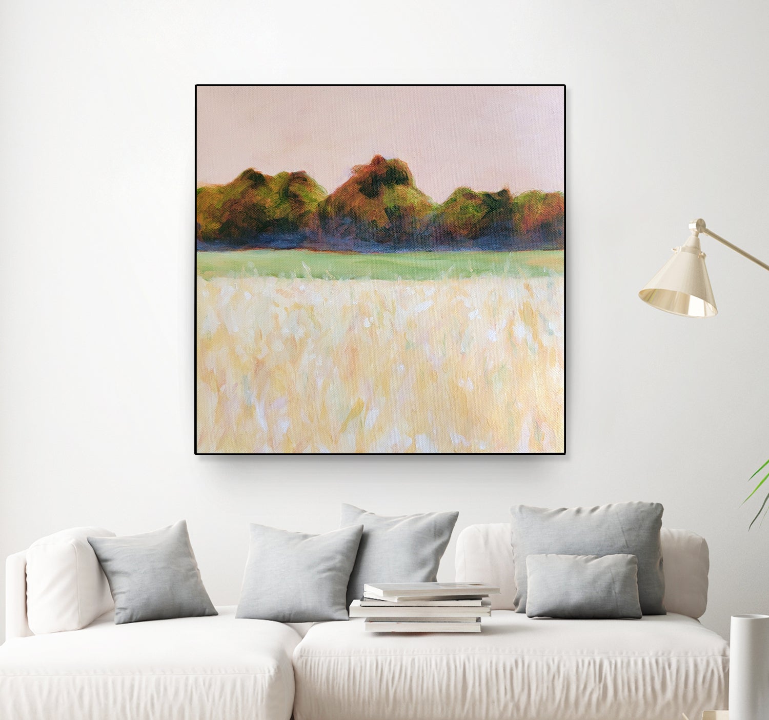 Summer Field by Claire Whitehead on GIANT ART - landscape oil paint