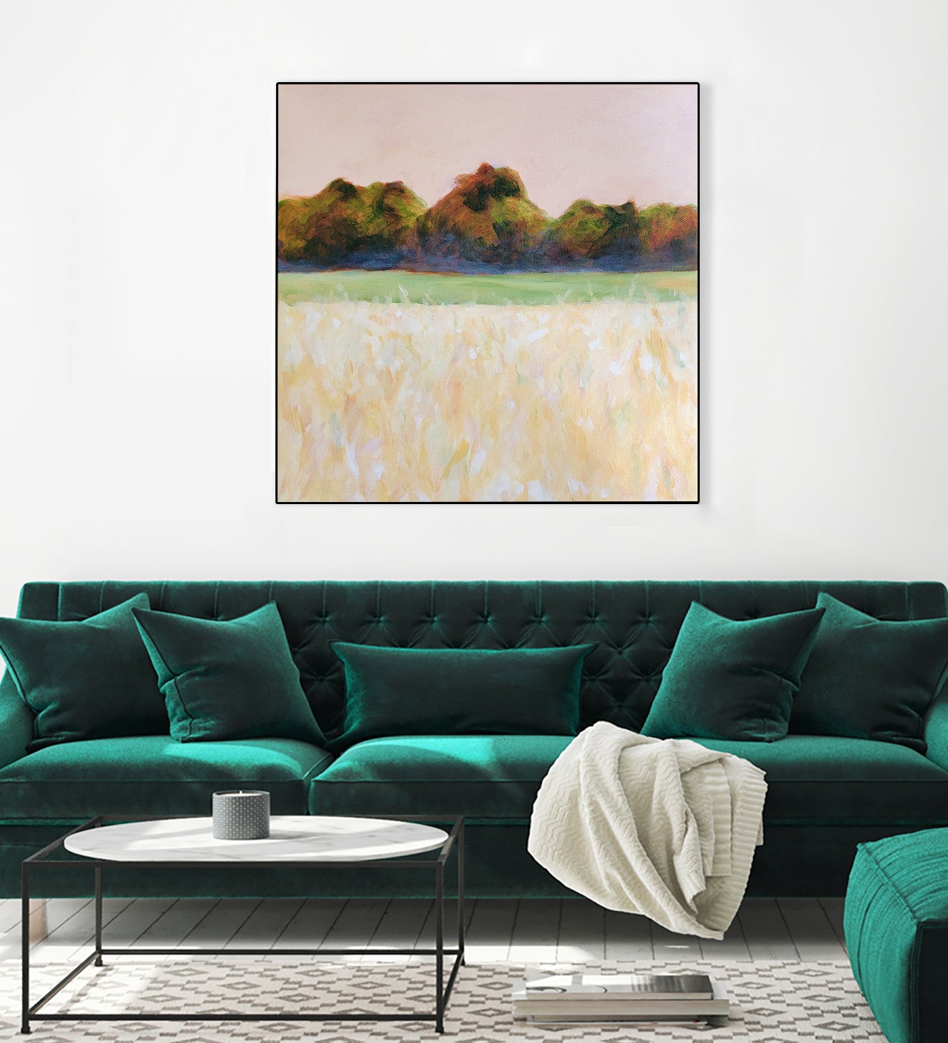 Summer Field by Claire Whitehead on GIANT ART - landscape oil paint