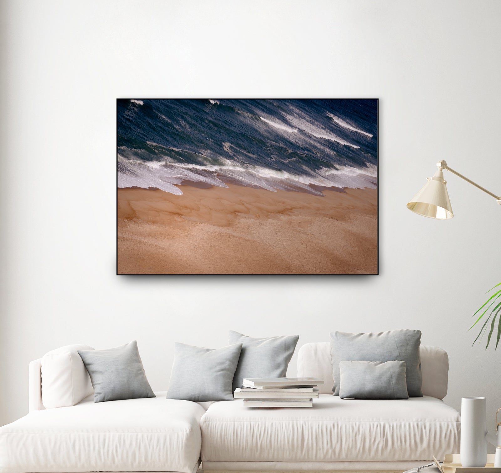 Take Me by Vito Muolo on GIANT ART - blue landscape sand