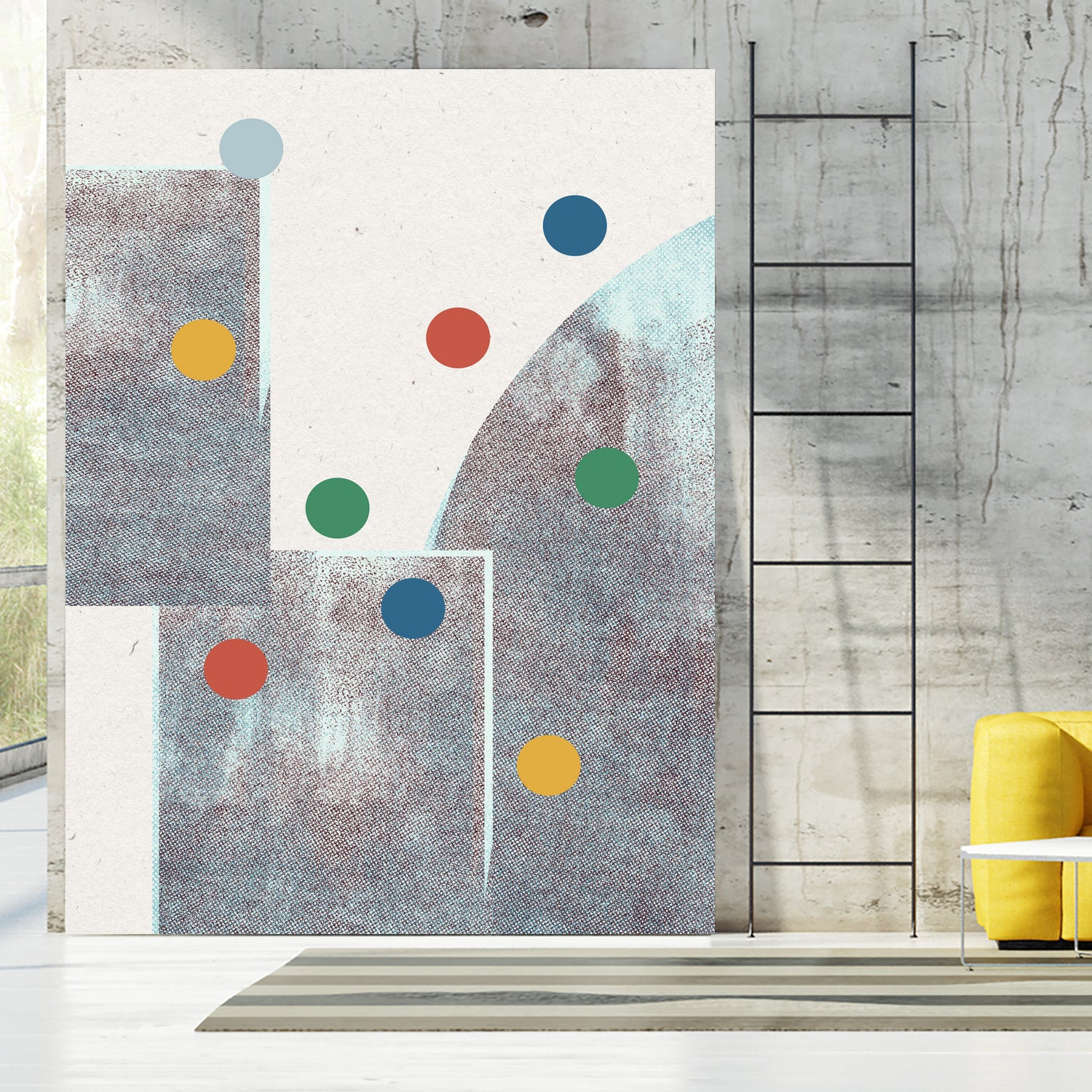 Retro Dots No.1 by The Miuus Studio  on GIANT ART - abstractt