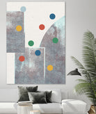 Retro Dots No.1 by The Miuus Studio  on GIANT ART - abstractt