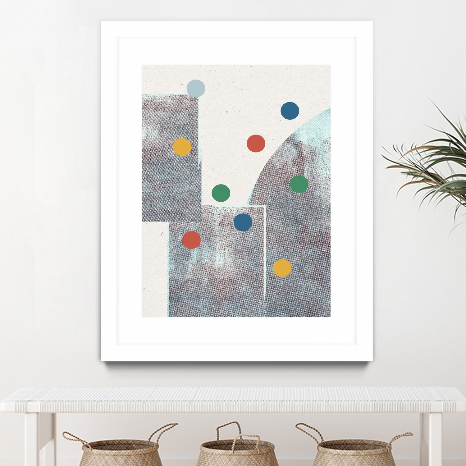 Retro Dots No.1 by The Miuus Studio  on GIANT ART - abstractt