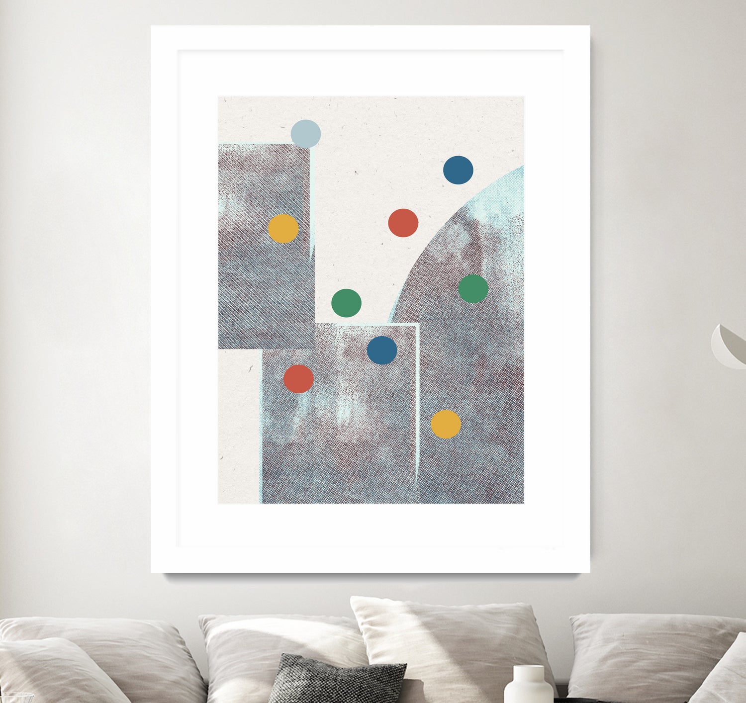 Retro Dots No.1 by The Miuus Studio  on GIANT ART - abstractt