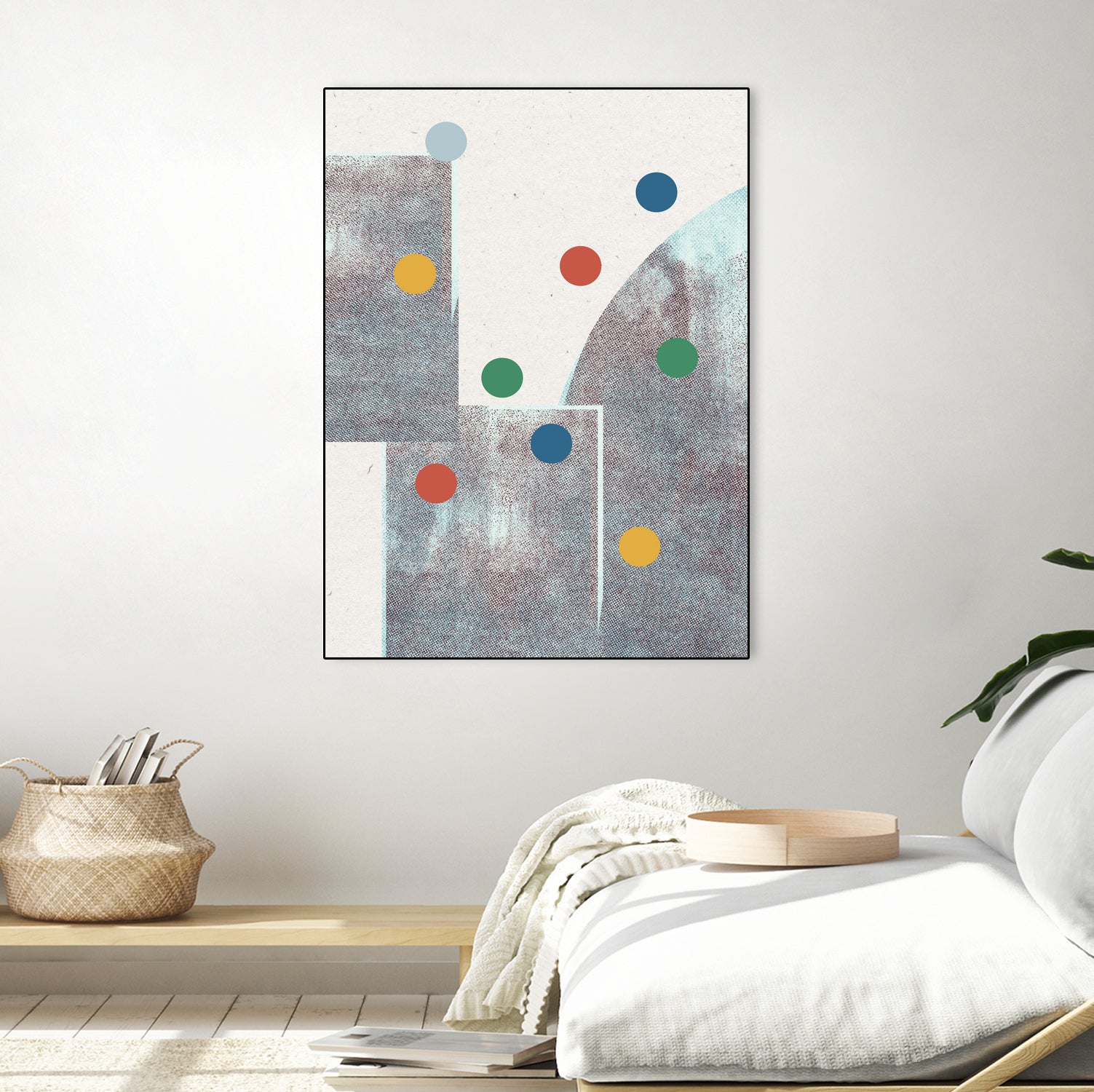 Retro Dots No.1 by The Miuus Studio  on GIANT ART - abstractt