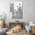 Retro Dots No.1 by The Miuus Studio  on GIANT ART - abstractt