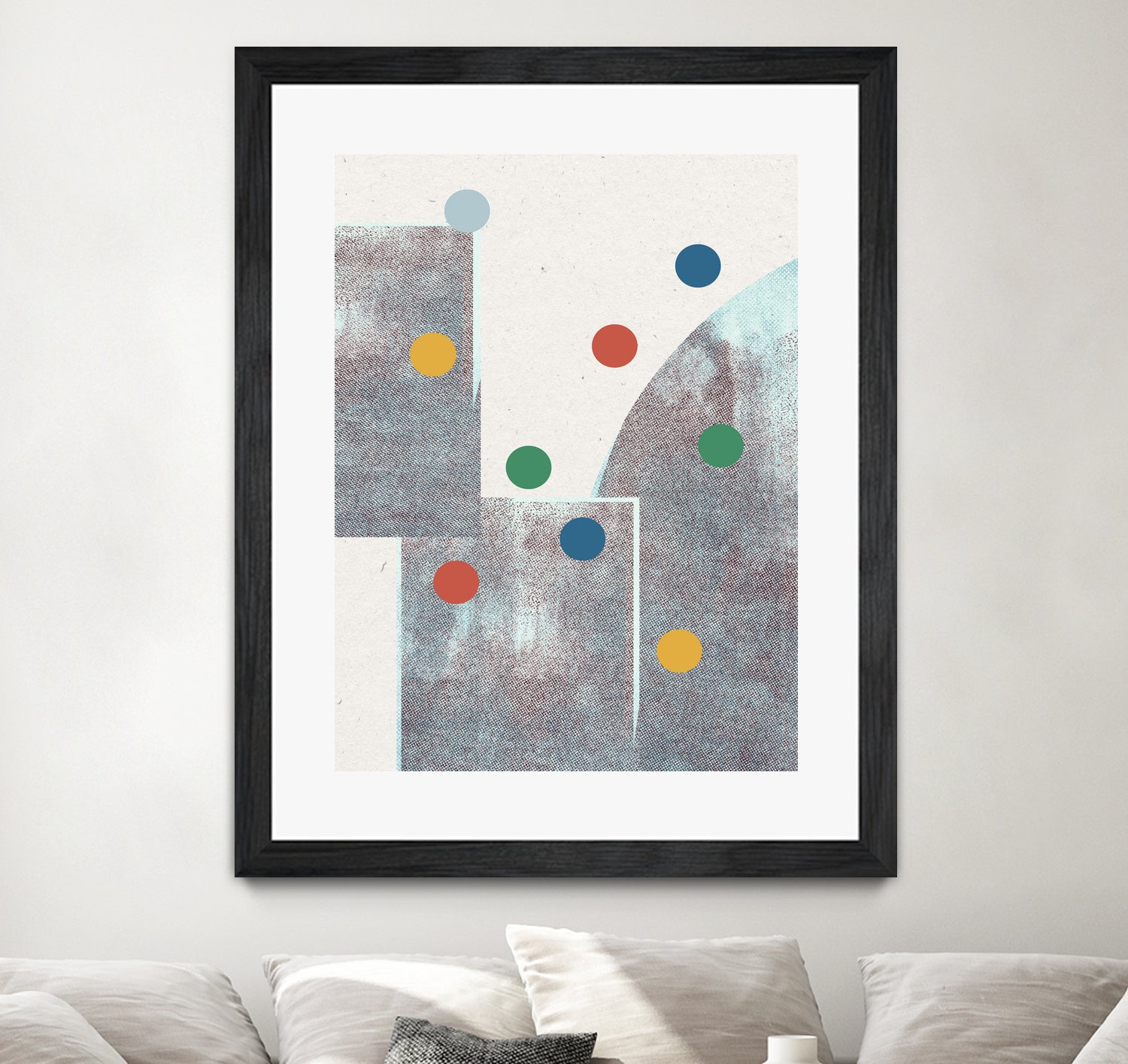 Retro Dots No.1 by The Miuus Studio  on GIANT ART - abstractt