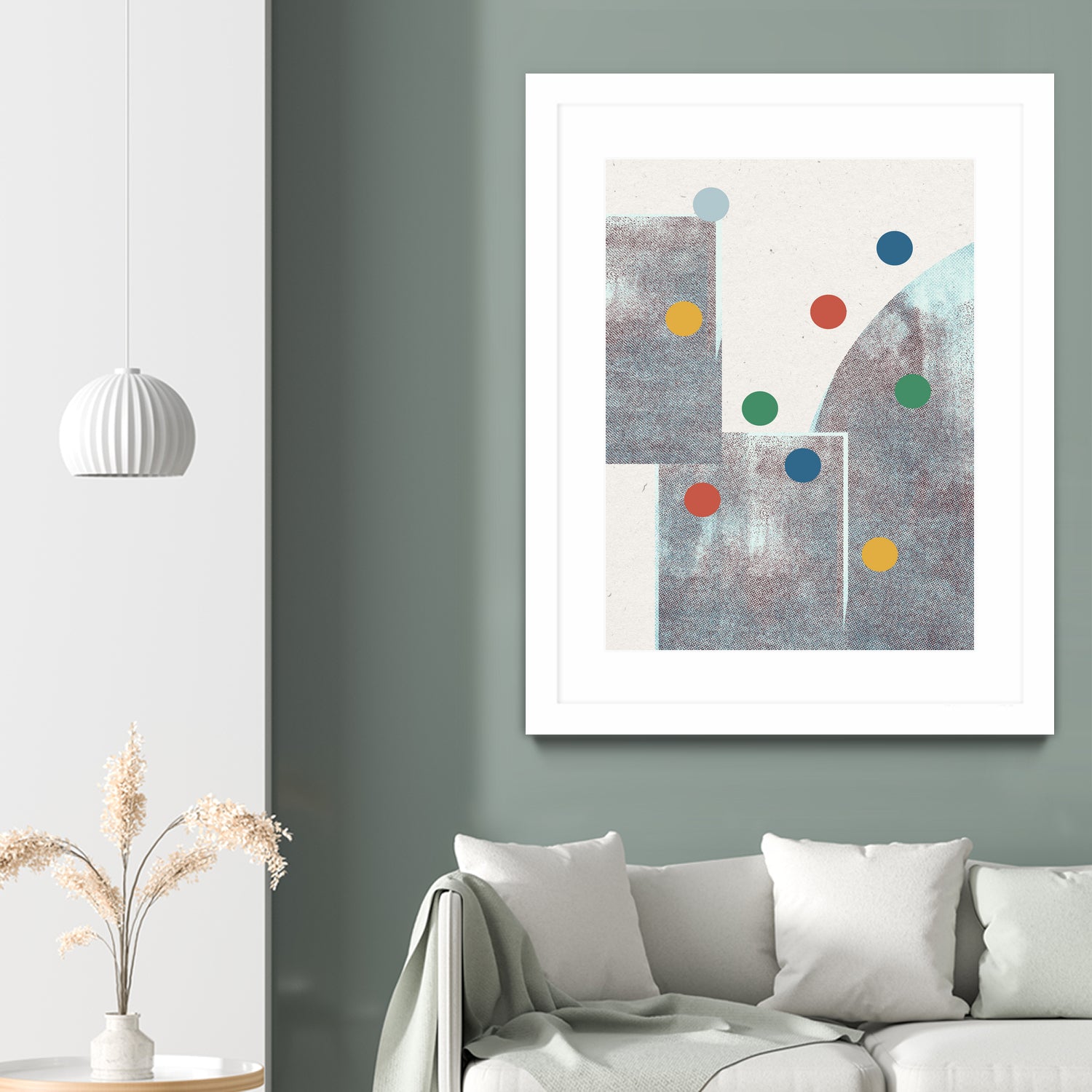 Retro Dots No.1 by The Miuus Studio  on GIANT ART - abstractt