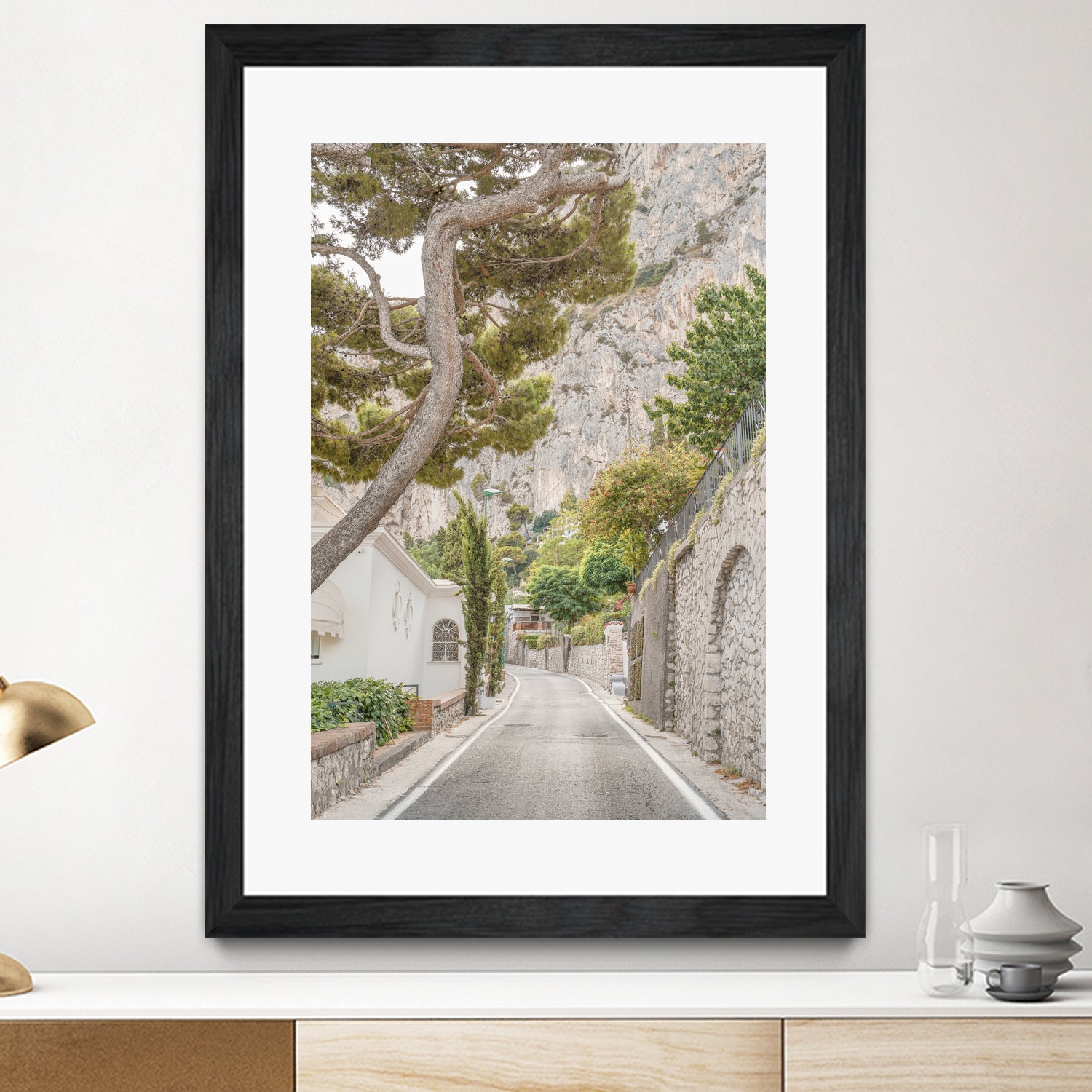 Streets of Capri by Henrike Schenk on GIANT ART - landscape capri