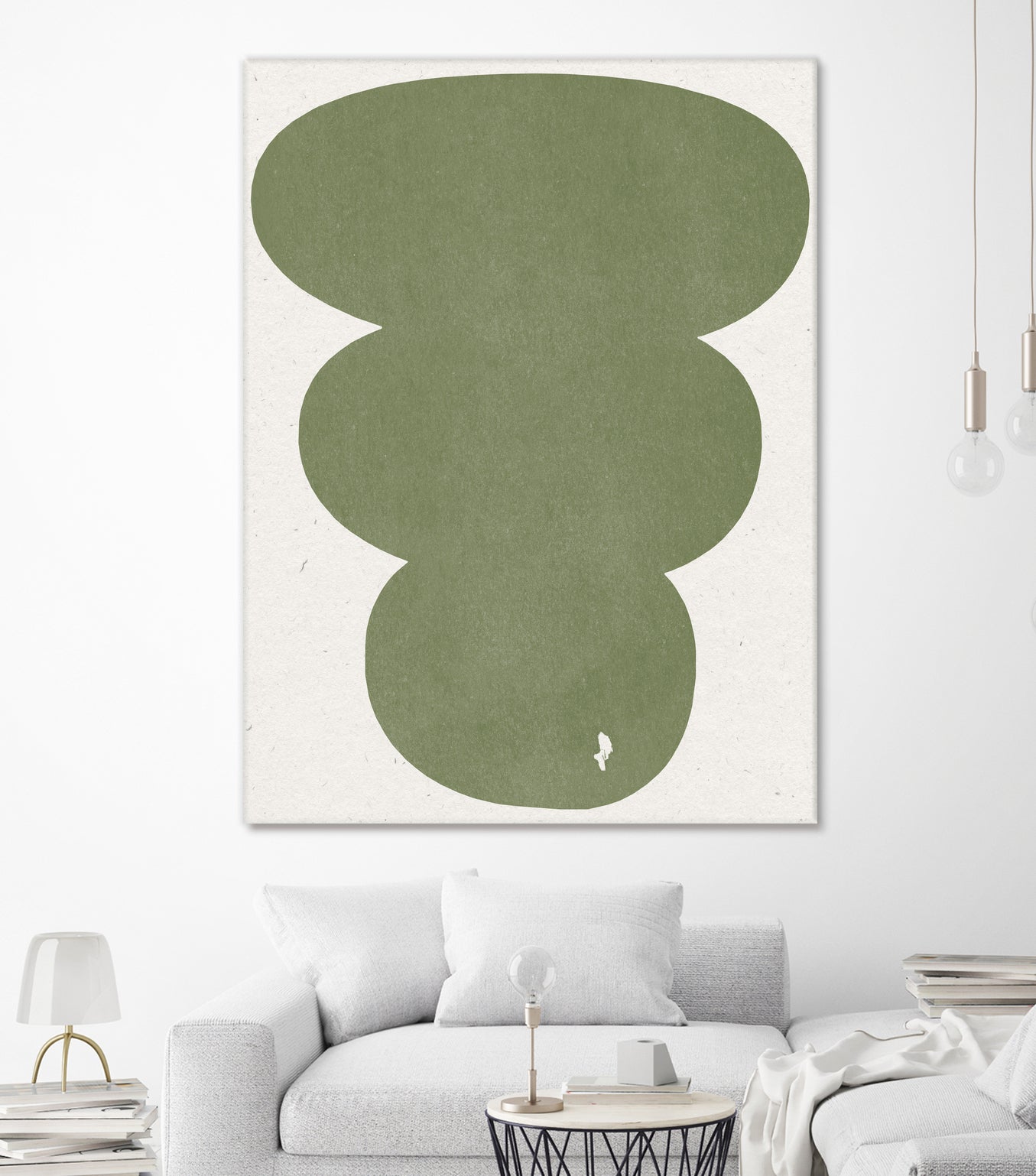 Greenery Simple Retro Shapes by THE MIUUS STUDIO on GIANT ART - abstract abstract