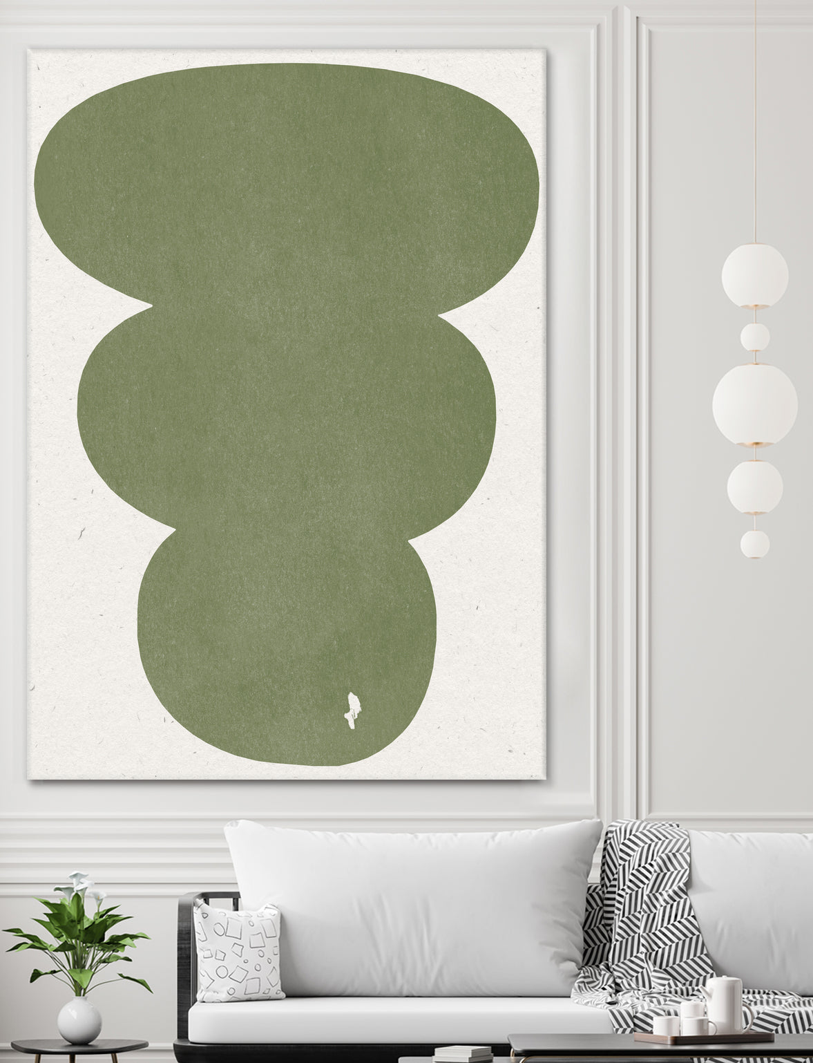 Greenery Simple Retro Shapes by THE MIUUS STUDIO on GIANT ART - abstract abstract