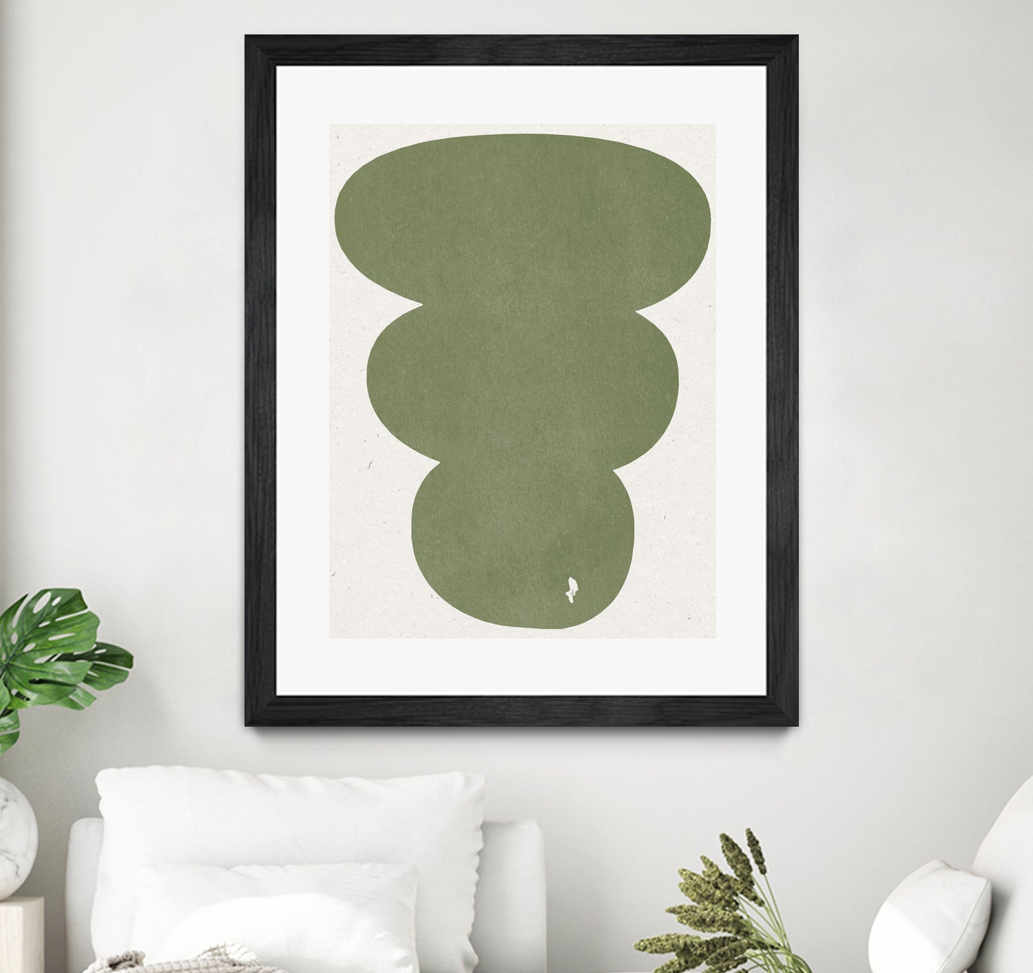 Greenery Simple Retro Shapes by THE MIUUS STUDIO on GIANT ART - abstract abstract