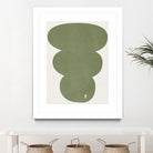 Greenery Simple Retro Shapes by THE MIUUS STUDIO on GIANT ART - abstract abstract