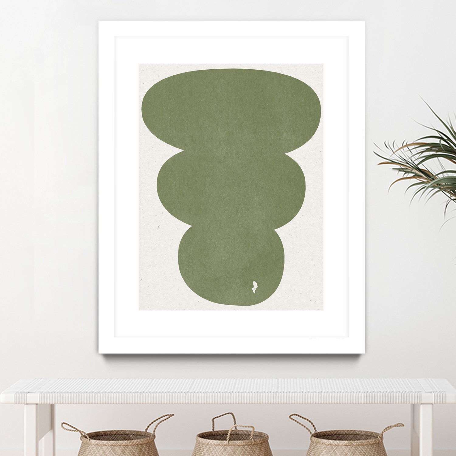 Greenery Simple Retro Shapes by THE MIUUS STUDIO on GIANT ART - abstract abstract