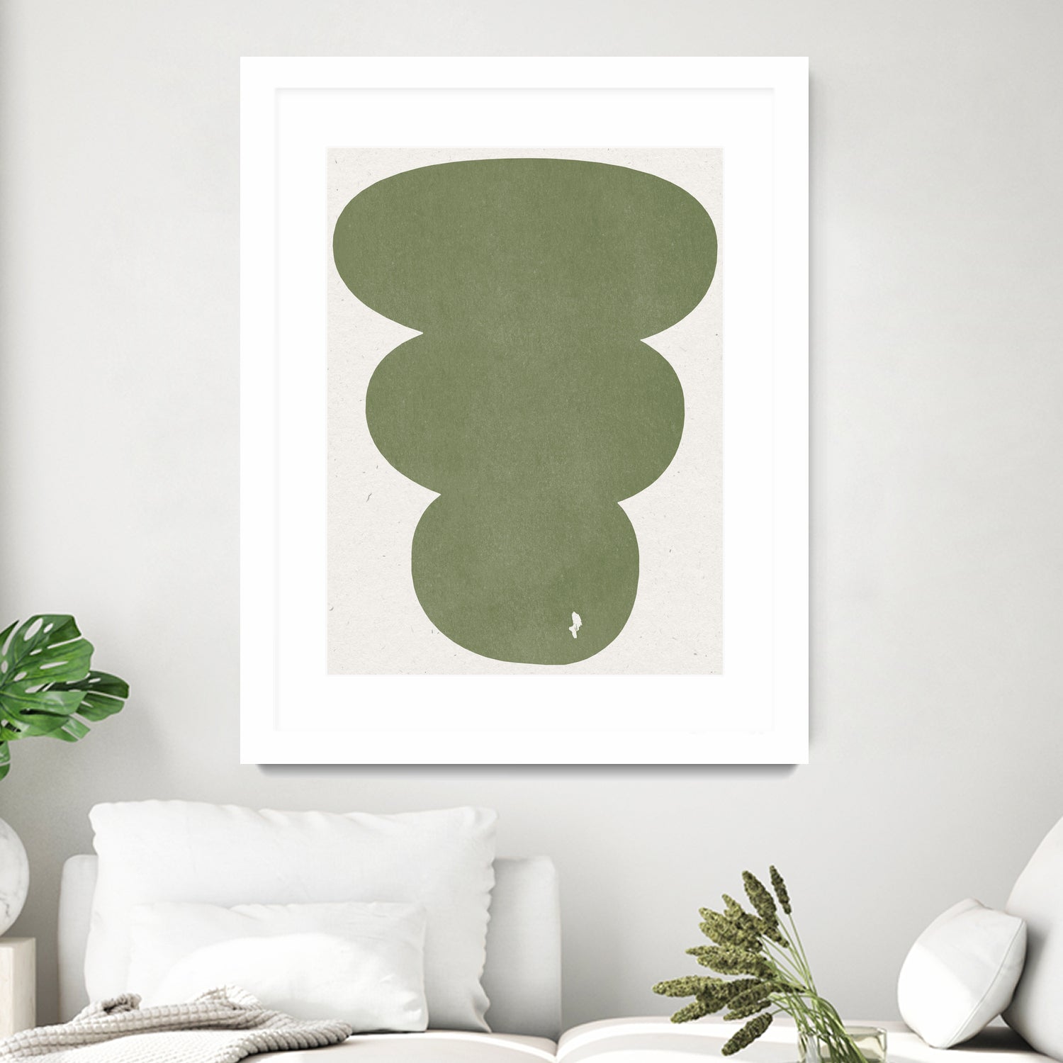 Greenery Simple Retro Shapes by THE MIUUS STUDIO on GIANT ART - abstract abstract