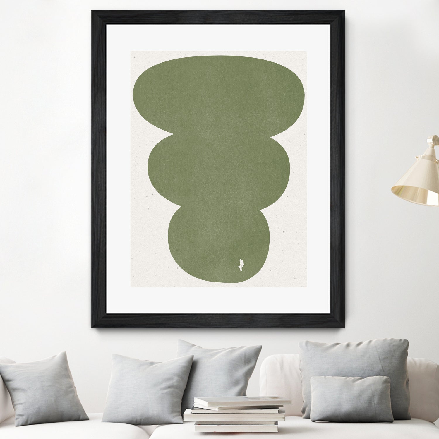 Greenery Simple Retro Shapes by THE MIUUS STUDIO on GIANT ART - abstract abstract