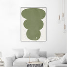 Greenery Simple Retro Shapes by THE MIUUS STUDIO on GIANT ART - abstract abstract