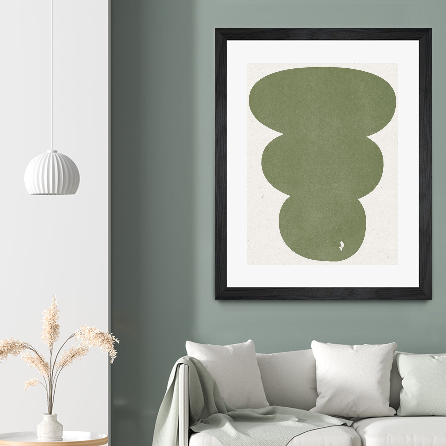 Greenery Simple Retro Shapes by THE MIUUS STUDIO on GIANT ART - abstract abstract