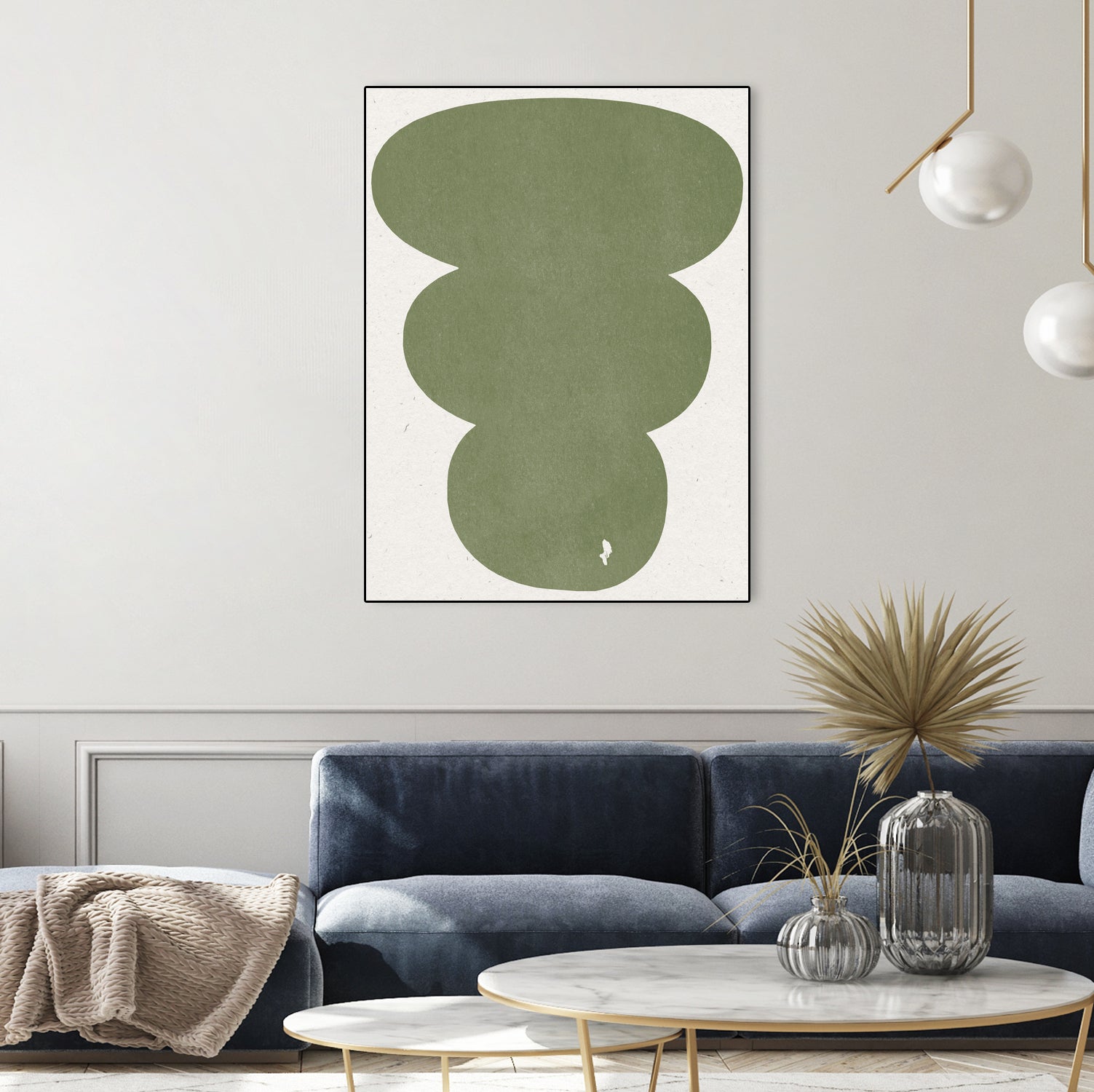 Greenery Simple Retro Shapes by THE MIUUS STUDIO on GIANT ART - abstract abstract