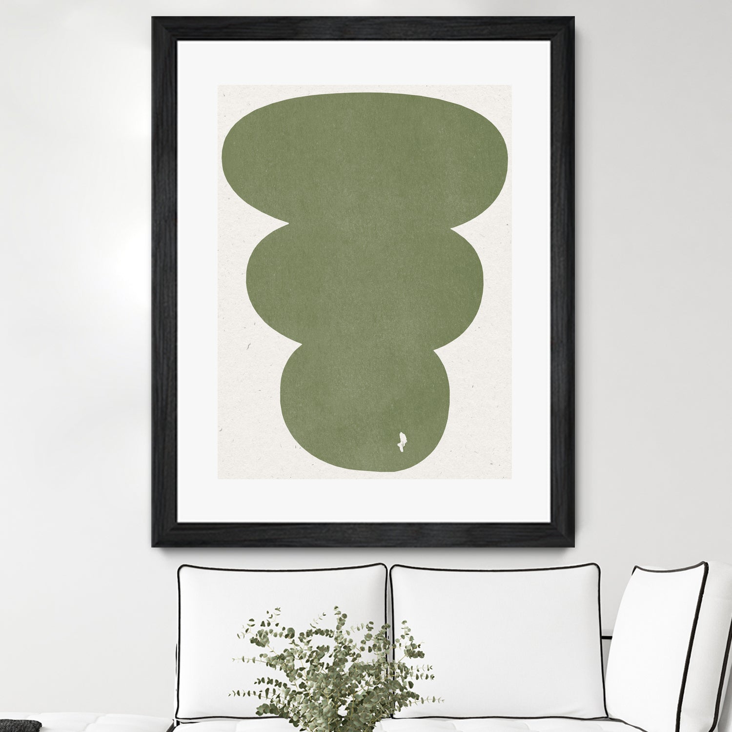 Greenery Simple Retro Shapes by THE MIUUS STUDIO on GIANT ART - abstract abstract