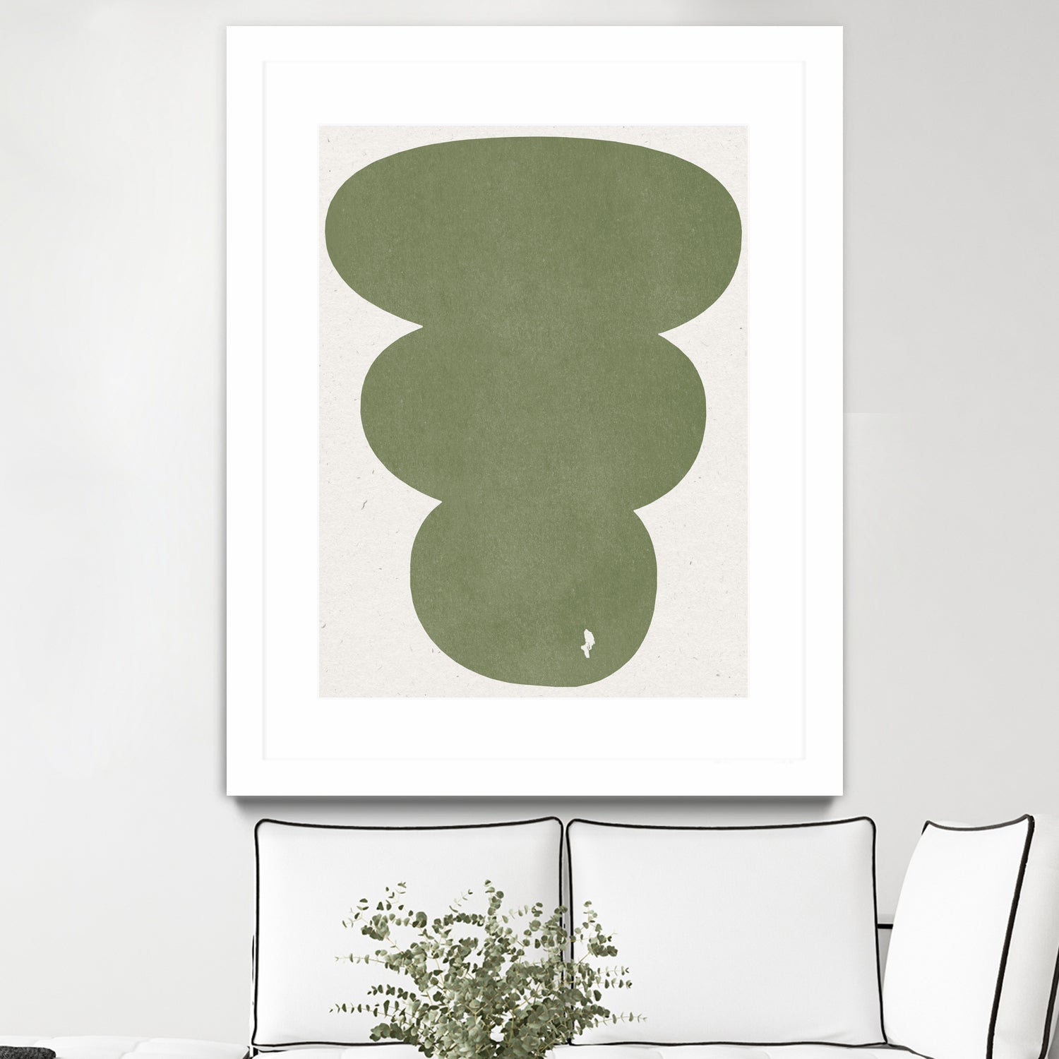 Greenery Simple Retro Shapes by THE MIUUS STUDIO on GIANT ART - abstract abstract