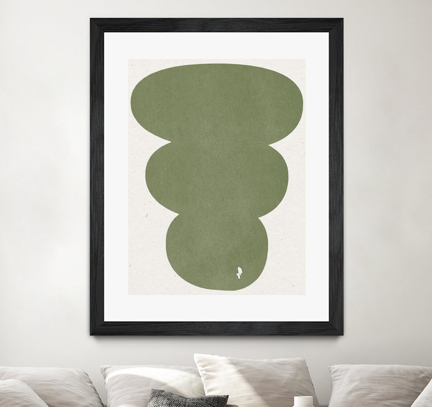 Greenery Simple Retro Shapes by THE MIUUS STUDIO on GIANT ART - abstract abstract