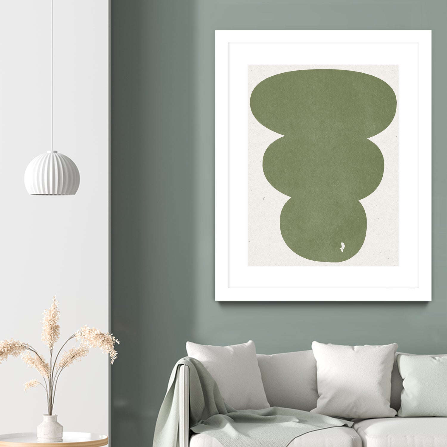 Greenery Simple Retro Shapes by THE MIUUS STUDIO on GIANT ART - abstract abstract