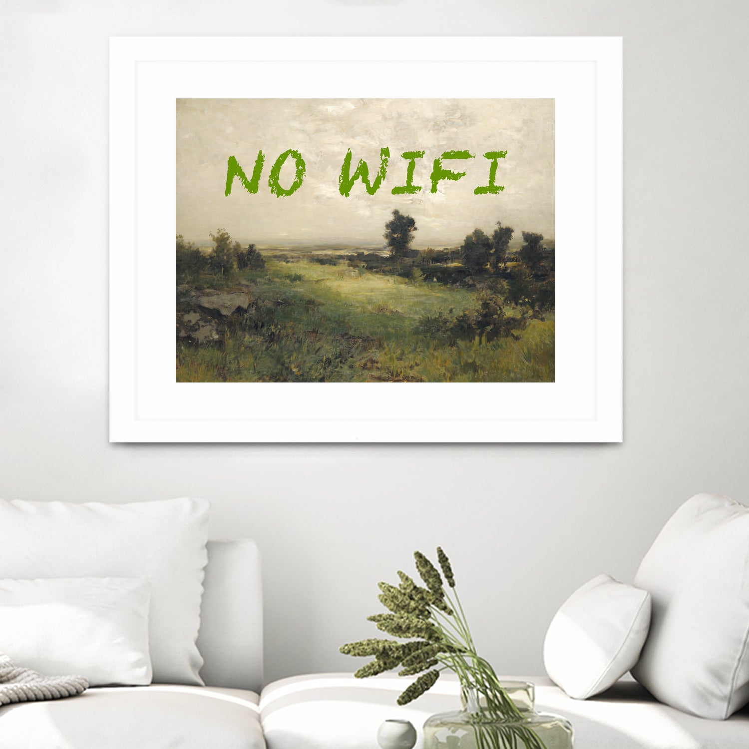 No WiFi / Oil Painting Landscape by The on GIANT ART - art concept