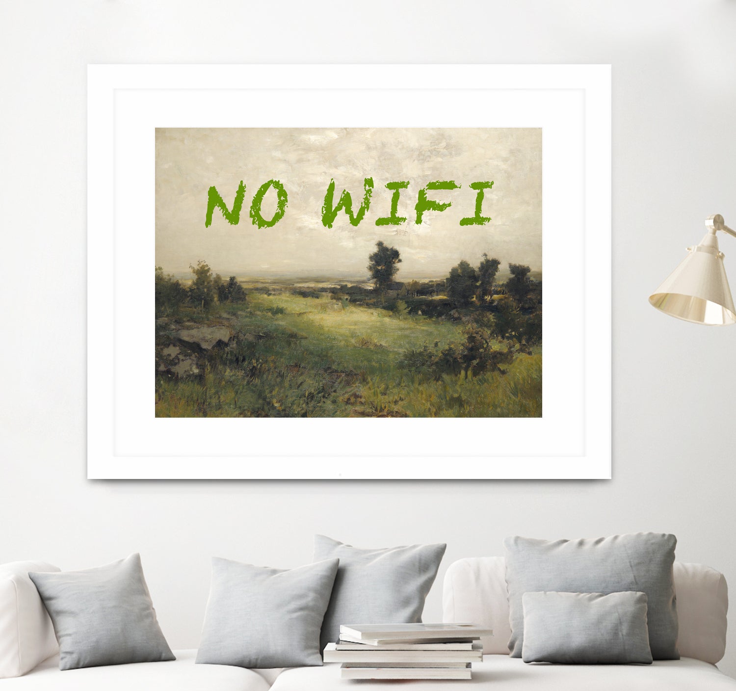 No WiFi / Oil Painting Landscape by The on GIANT ART - art concept