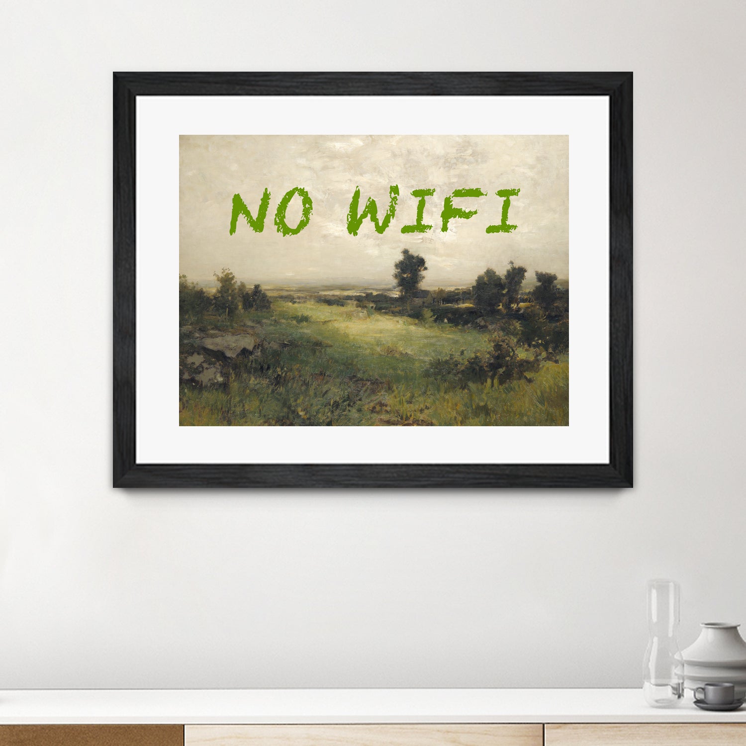 No WiFi / Oil Painting Landscape by The on GIANT ART - art concept