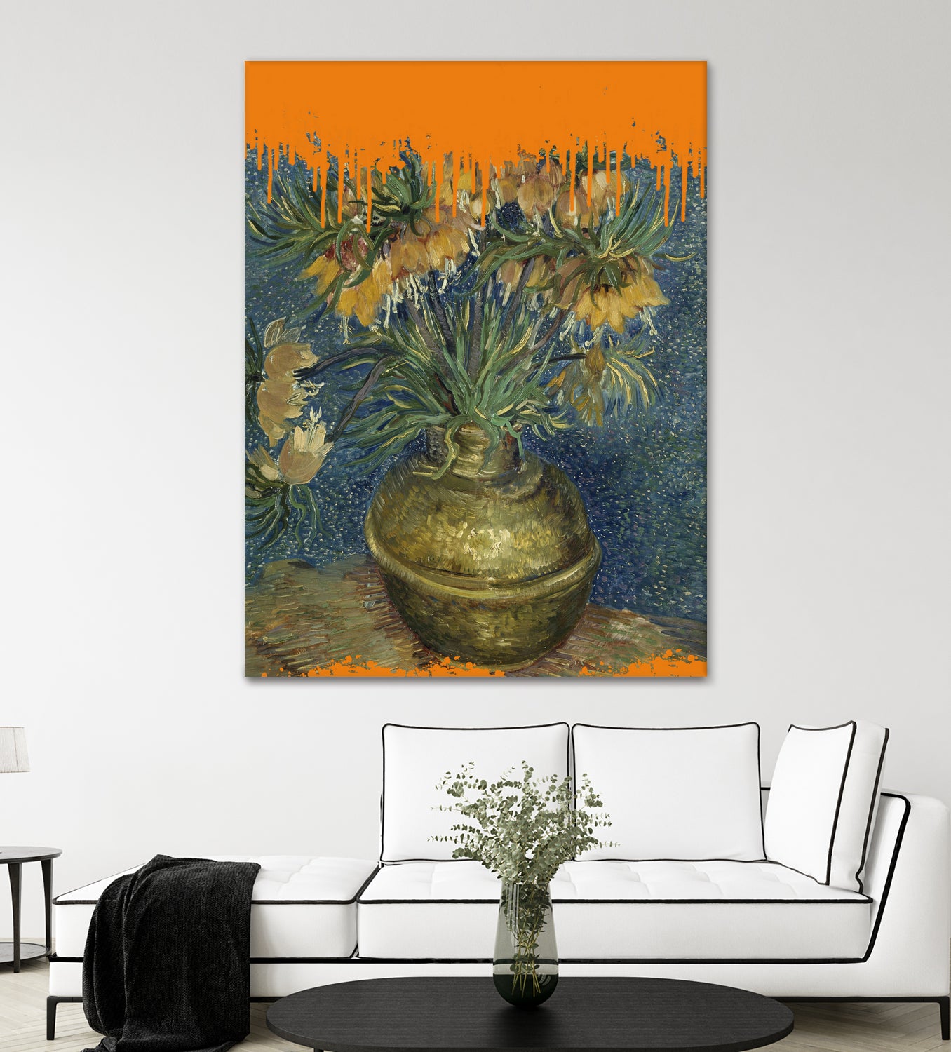 Collage Sunflowers and the splash Van Gogh by The on GIANT ART - art concept