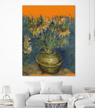 Collage Sunflowers and the splash Van Gogh by The on GIANT ART - art concept