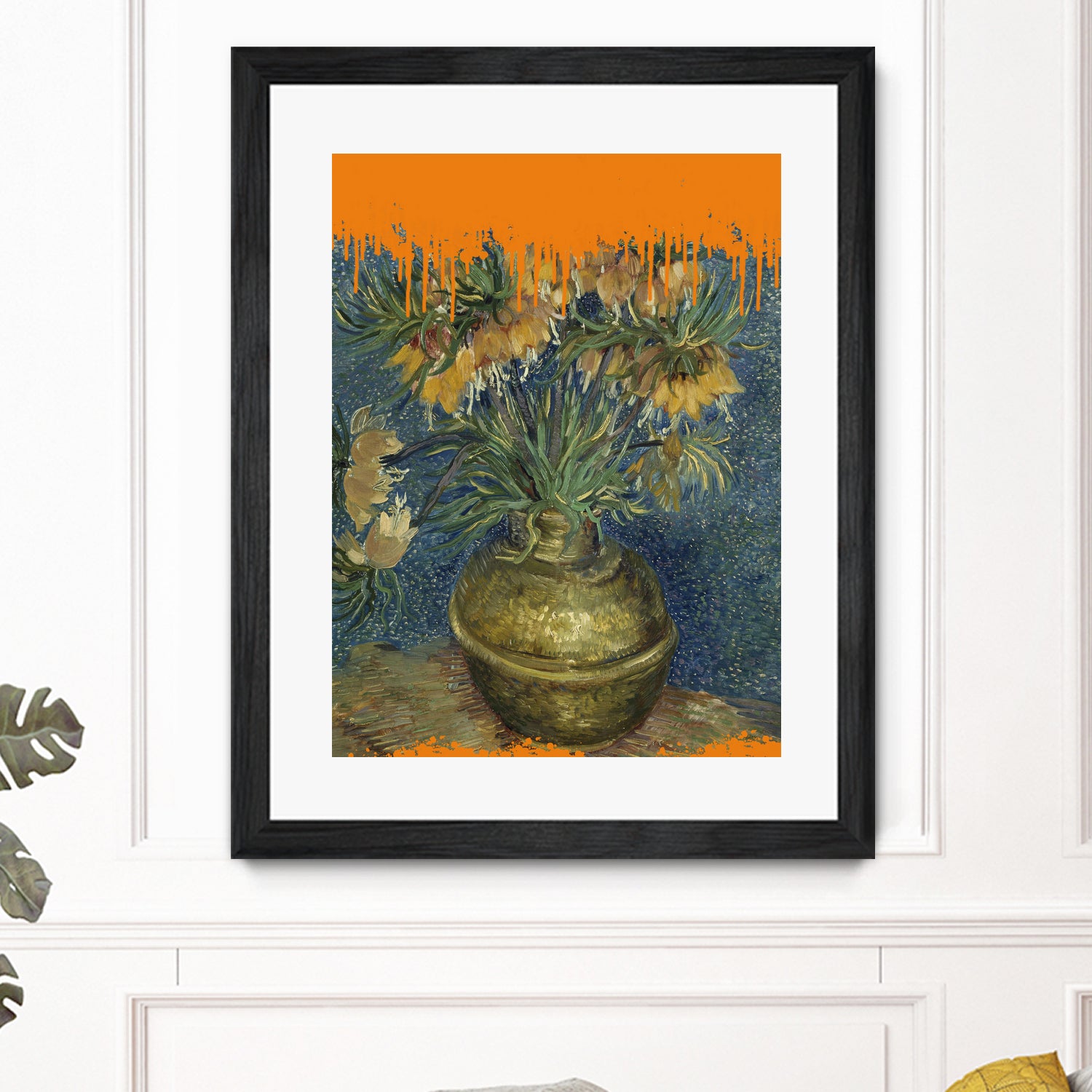 Collage Sunflowers and the splash Van Gogh by The on GIANT ART - art concept