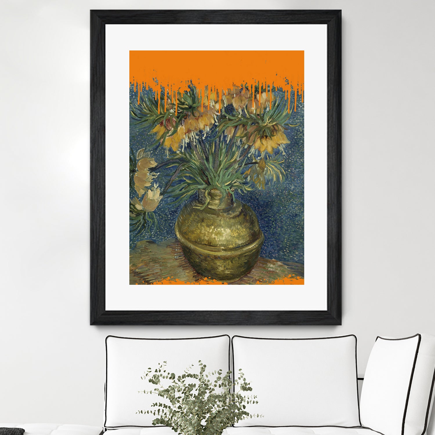 Collage Sunflowers and the splash Van Gogh by The on GIANT ART - art concept