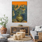 Collage Sunflowers and the splash Van Gogh by The on GIANT ART - art concept