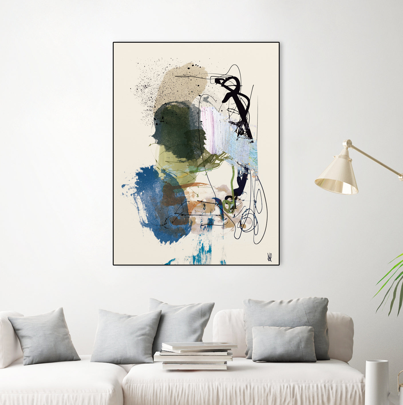 Twin Abstract by Dan on GIANT ART - hobday