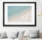 Aerial beach view by Photolovers on GIANT ART - landscape sunbathing