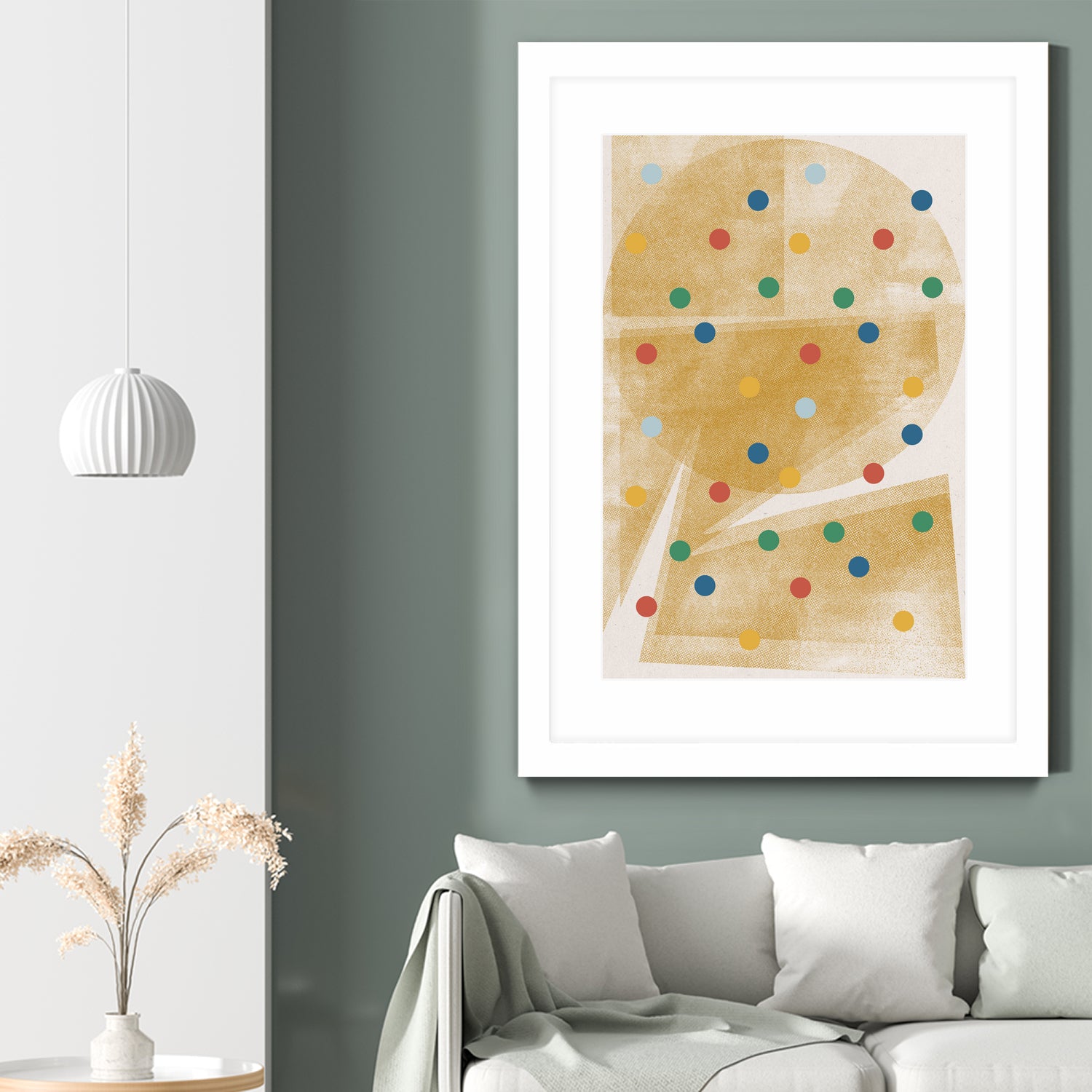 Paper Collage No.6 by The Miuus Studio  on GIANT ART - beige watercolor neutral