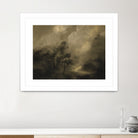 Moody Woods by Dan Hobday on GIANT ART - green hobday