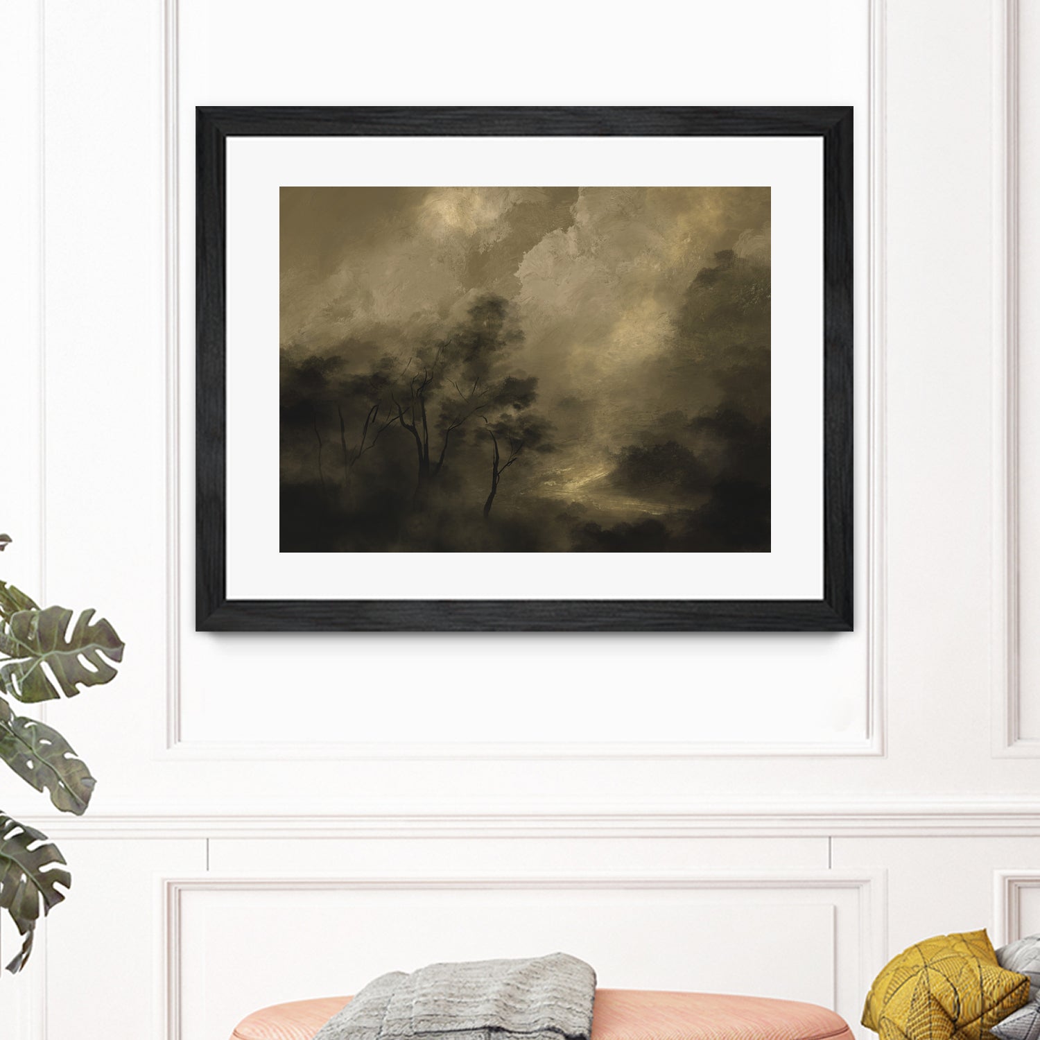 Moody Woods by Dan Hobday on GIANT ART - green hobday
