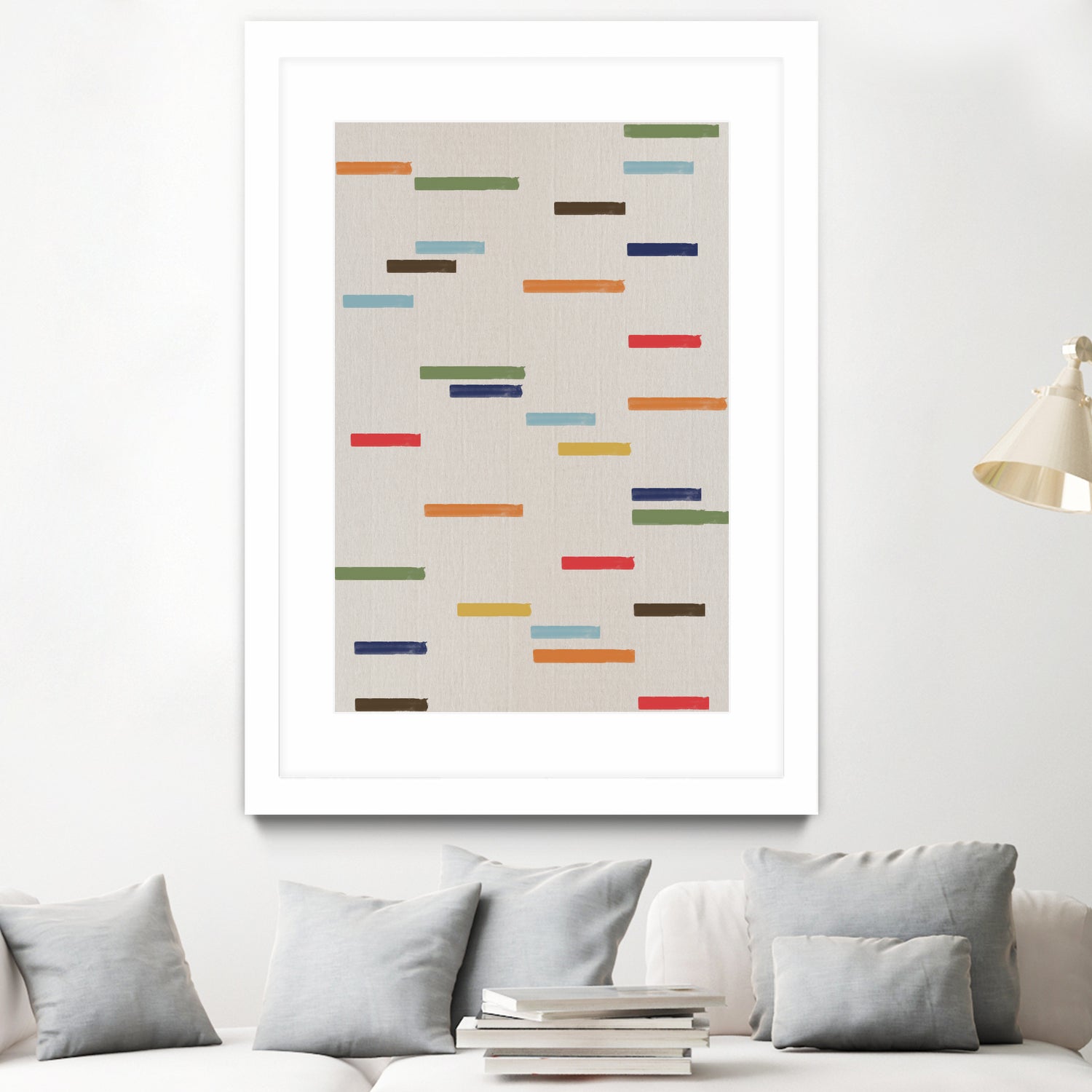 Simple Paper Modernist Art No2 by The Miuus Studio on GIANT ART - pink illustration