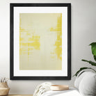 SUNNY SIDE UP by Gustaf Tidholm on GIANT ART - abstract yellow