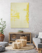 SUNNY SIDE UP by Gustaf Tidholm on GIANT ART - abstract yellow
